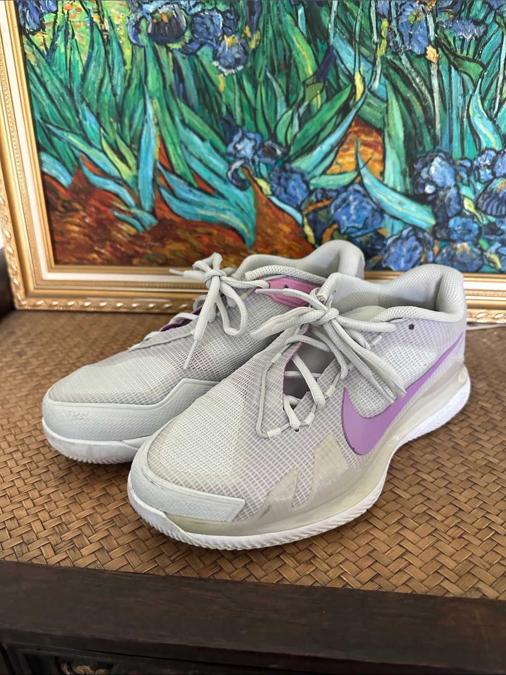 Nike Women's Vapor Pro Light purple Gray tennis shoes